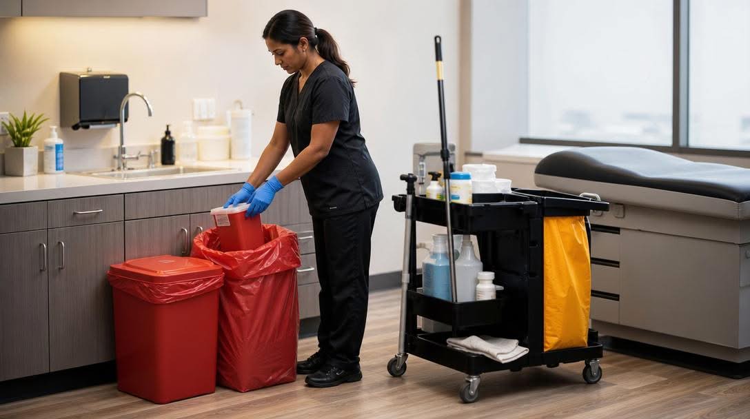 Biohazard Waste, Sharps, and Exam-Room Turnover — C & C Commercial Cleaning Services Inc, Halifax