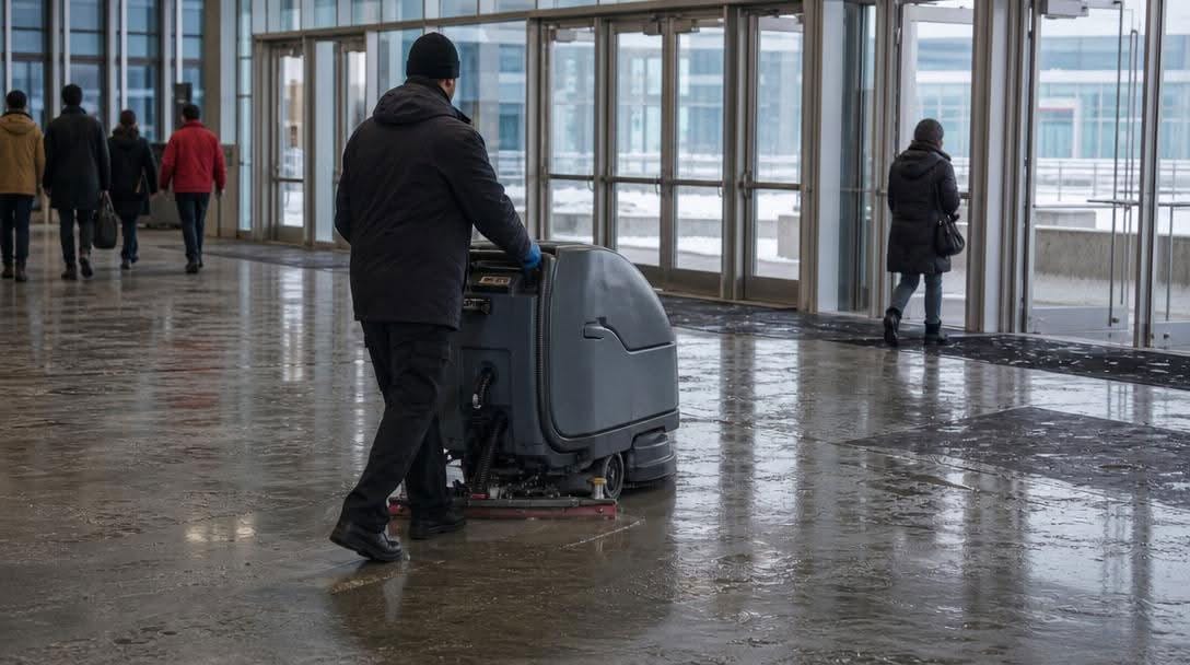 Concourse, Entrance, and Floor Care for Maritime Winters — C & C Commercial Cleaning Services Inc, Halifax